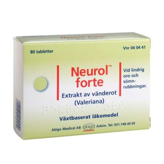 Abigo Neurol forte, dragerad tablett 80 st