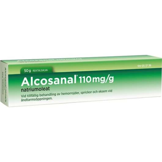 Alcosanal, rektalsalva 110 mg/g 50 g