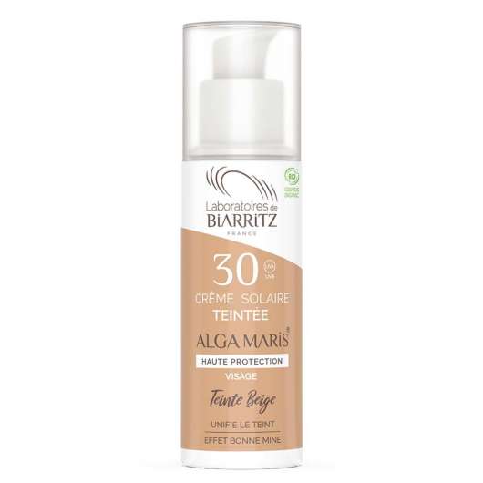 Algamaris Alga Maris Organic Tinted Face Sunscreen SPF30 Beige 30 ml