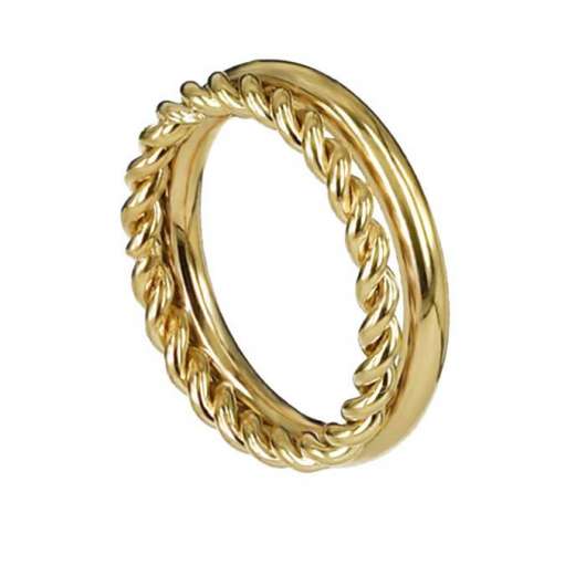 Astrid & Agnes TWIST Guld Ring