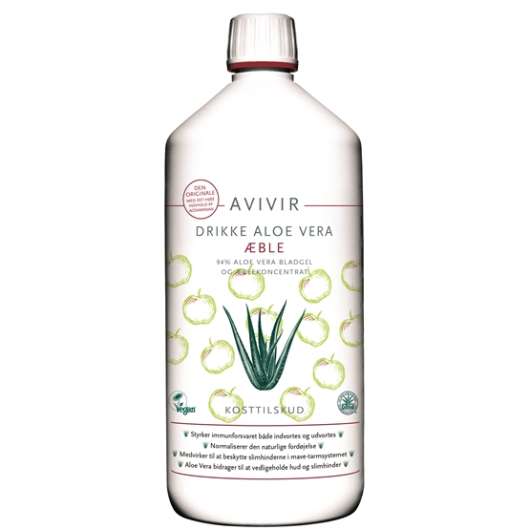 Avivir Aloe Vera Juice Äpplesmak 1000 ml