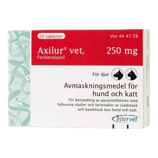 Axilur vet., tablett 250 mg 20 st