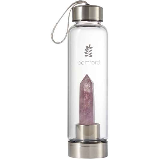 Bamford Crystal Water Bottle Amethyst