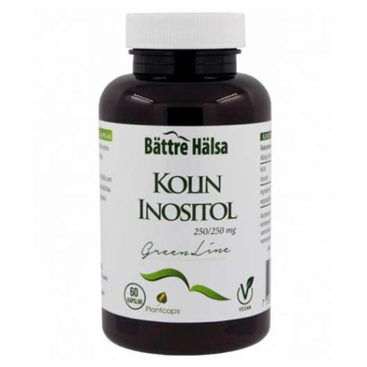 Bättre Hälsa Kolin Inositol Green Line 250/250 mg 60 kapslar