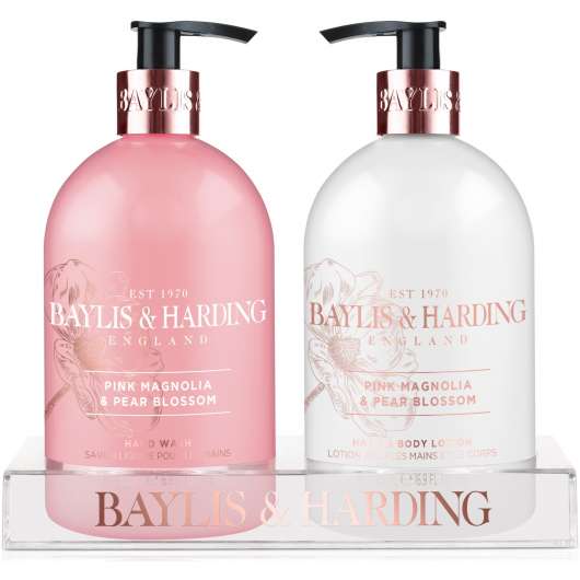 Baylis & Harding Signature Pink Magnolia & Pear Blossom 2 Bottle Set