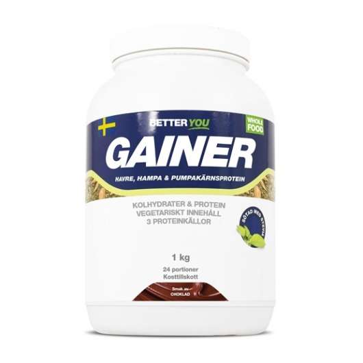Better You Whole Food Gainer 1kg Choklad