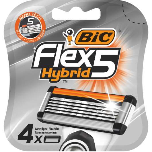 BIC Flex 5 ® FLEX5 HYBRID CARTRIDG 4-PACK