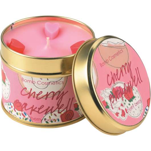 Bomb Cosmetics Tin Candle Cherry Bakewell