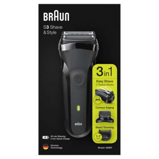 Braun Shaver Series 3 300BT Black