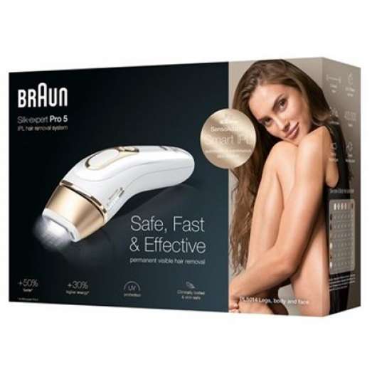 Braun Silk expert Pro 5 PL5014 Vit&Guld