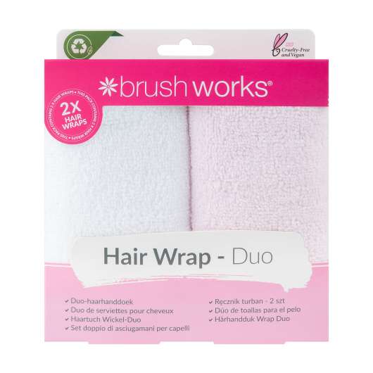 Brushworks Hair Wrap Duo