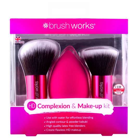 Brushworks HD Complexion & Make Up Kit