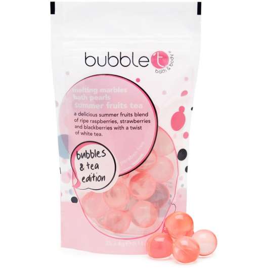 BubbleT Summerfruit Tea Marble Bath Pearls  100 g