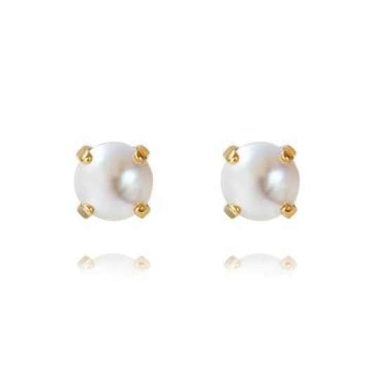 Caroline Svedbom Classic Stud Earrings Gold Pearl