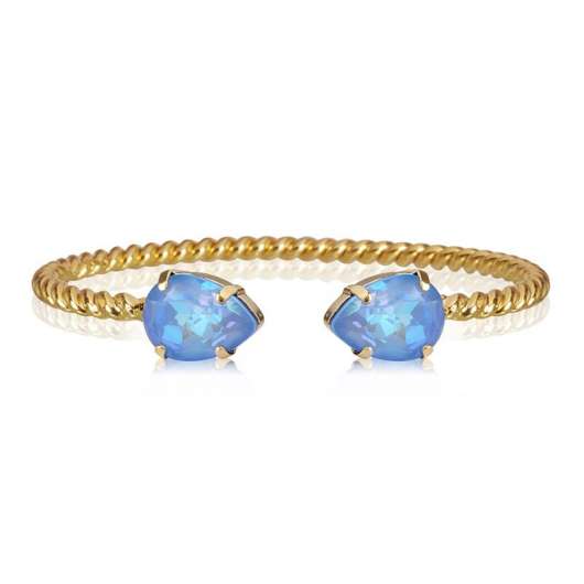 Caroline Svedbom Mini Drop Bracelet Gold Ocean Blue Delite