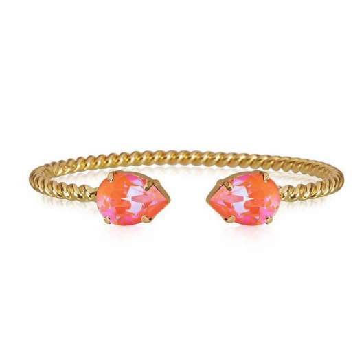 Caroline Svedbom Mini Drop Bracelet Gold Orange Glow Delite
