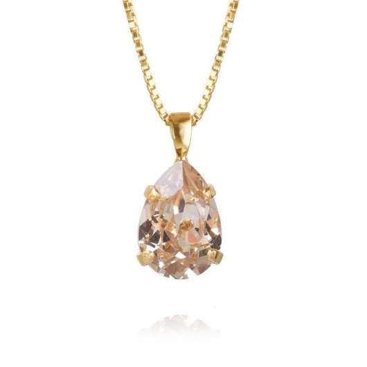 Caroline Svedbom Mini Drop Necklace Gold Silk