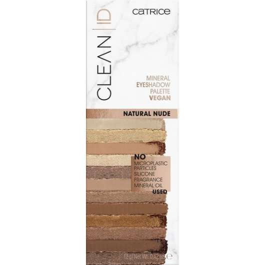 Catrice Clean ID Mineral Eyeshadow Palette Vegan Natural Nude  10