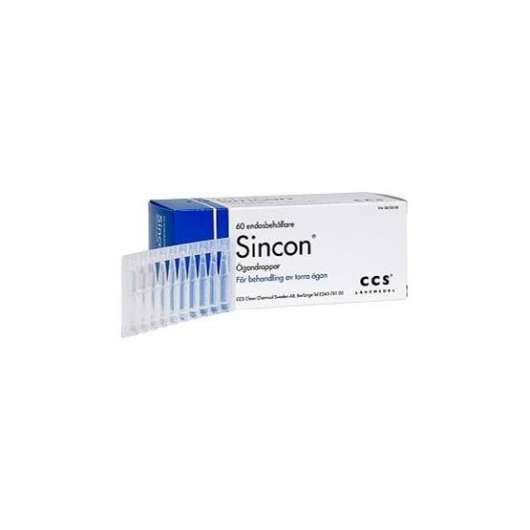CCS Sincon, ögondroppar, lösning i endosbehållare 6 x 10 x 1 st