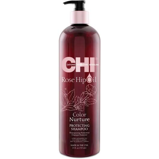 Chi rose hip color nature rosehip oil protecting shampoo 739 ml