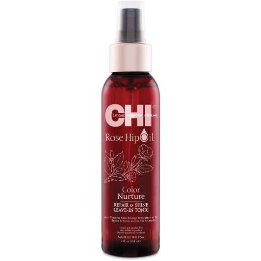Chi rose hip color nature rosehip repair and shine leave in tonic 118