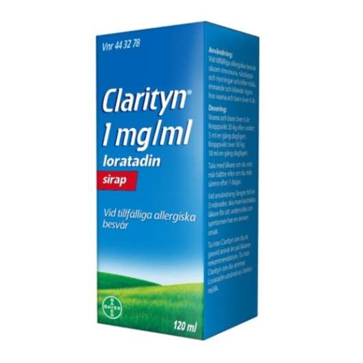 Clarityn 1 mg/ml 120 milliliter Sirap
