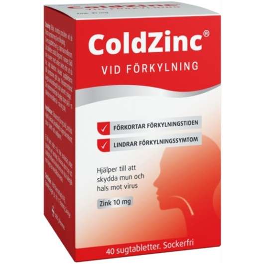 ColdZinc Sugtabletter 40 st