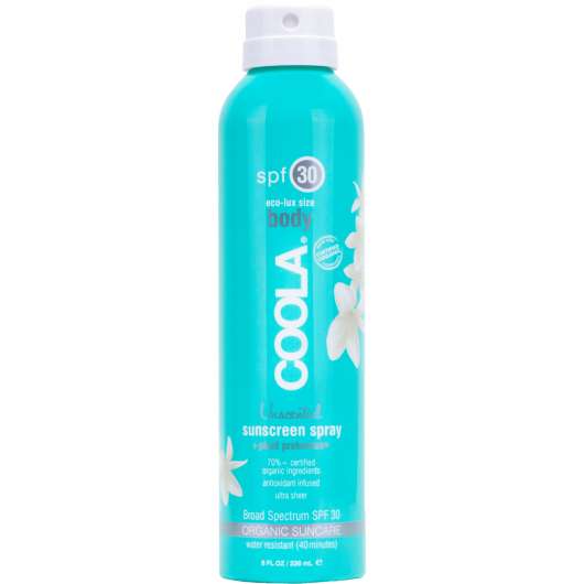 COOLA Body Continuous Spray SPF 30 Unscented 236 ml