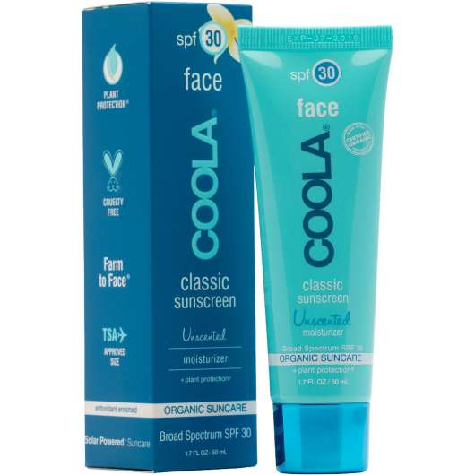 Coola classic face spf 30 unscented 50 ml