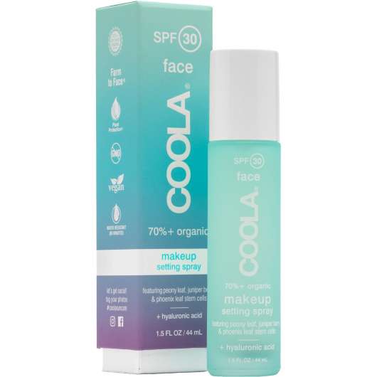Coola makeup setting spray spf 30 tea/aloe
