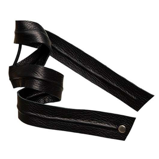 Corinne Leather Band Long Bendable  Black