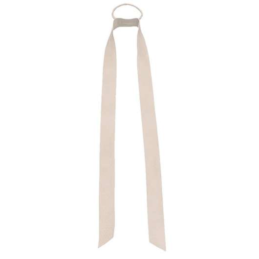Corinne Leather Band Long  Cream