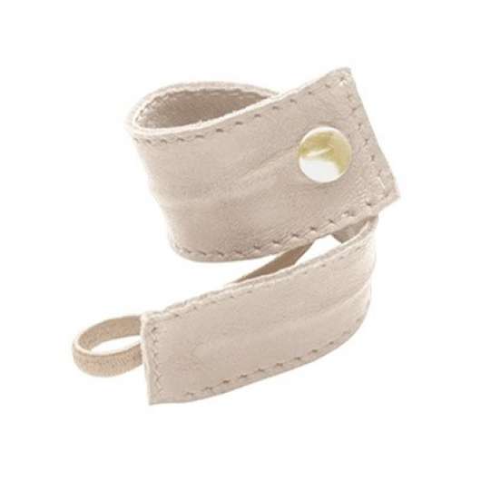 Corinne Leather Band Short Bendable  Cream