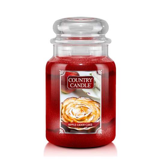 Country Candle Apple Cider Cake 2 Wick Large Jar 150 h