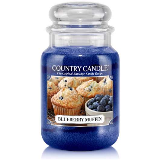 Country Candle Blueberry Muffin 2 Wick Large Jar 150 h