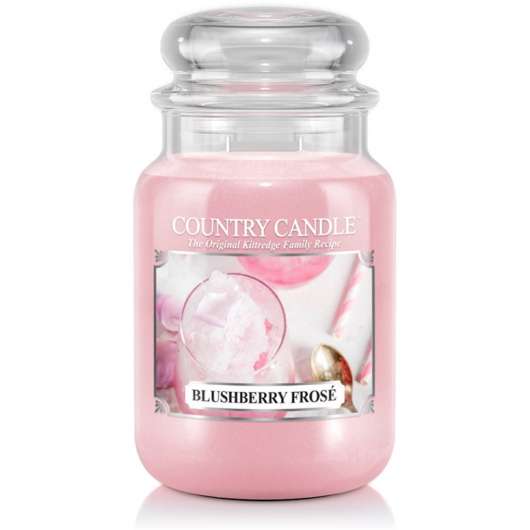 Country Candle Blushberry Frose 2 Wick Large Jar 150 h