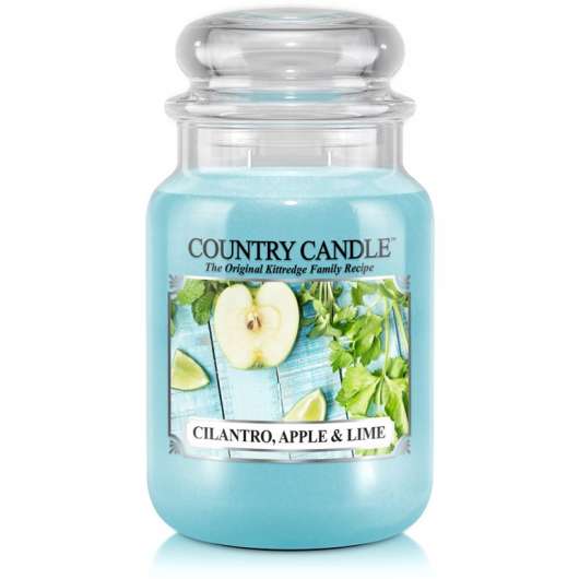 Country Candle Cilantro, Apple & Lime 2 Wick Large Jar Cilantro Apple