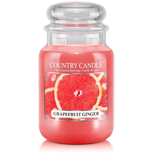 Country Candle Grapefruit Ginger 2 Wick Large Jar 150 h