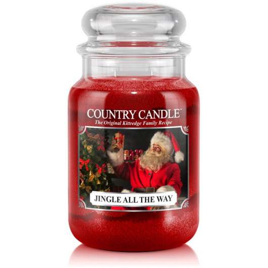 Country Candle Jingle All The Way Christmas Scent 2 Wick Large Jar 150