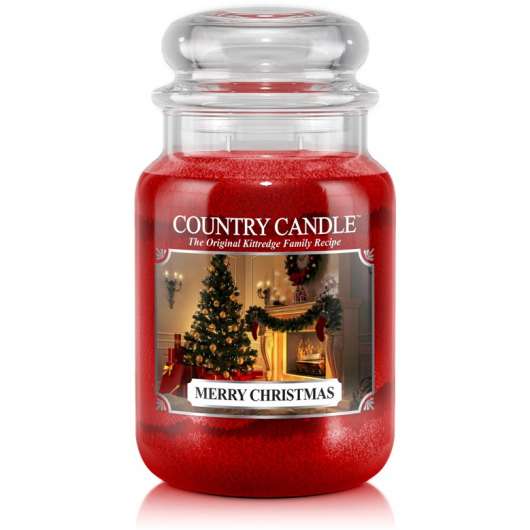 Country Candle Merry Christmas Christmas Scent 2 Wick Large Jar 150 h