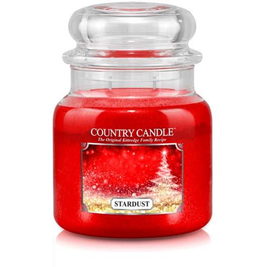 Country Candle Stardust Christmas Scent 2 Wick Medium Jar 75 h