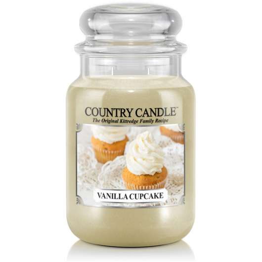 Country Candle Vanilla Cupcake 2 Wick Large Jar 150 h