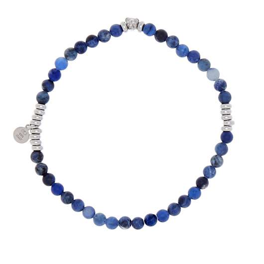 CU Jewellery Bear elastic brace blue silver