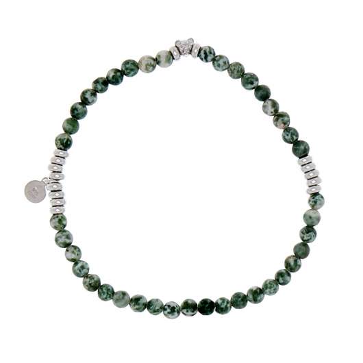 CU Jewellery Bear elastic brace green silver