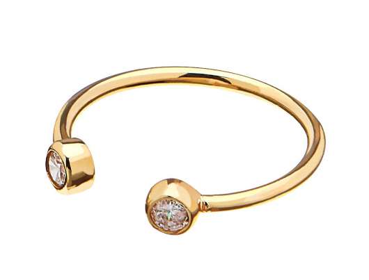 CU Jewellery Brilliant Small Ring Gold