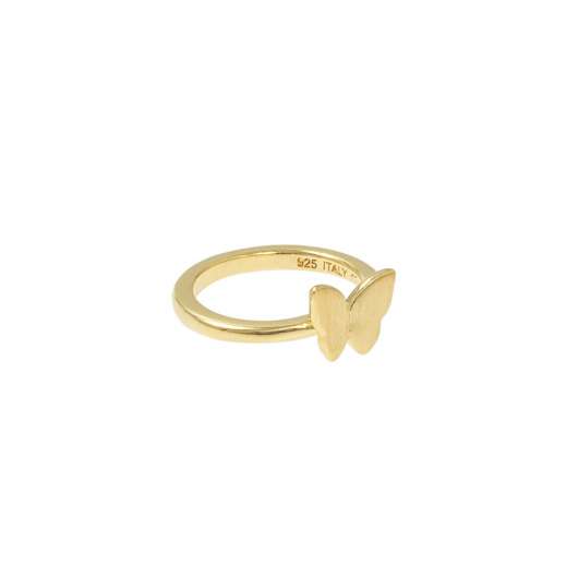 CU Jewellery Butterfly Ring Gold