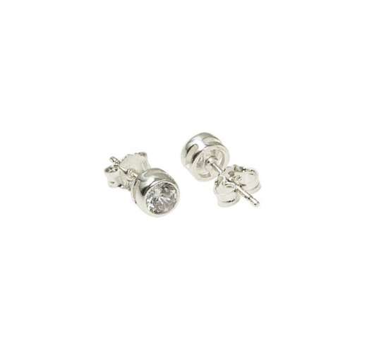 CU Jewellery Cubic Small Ear Silver