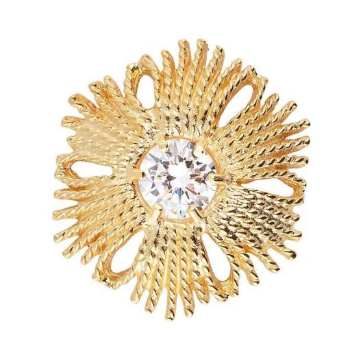 CU Jewellery Gatsby Big Stone Ring Gold