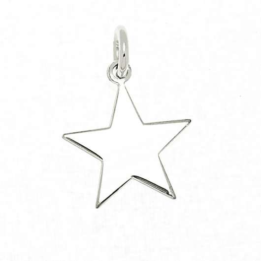 CU Jewellery Letters Star Silver