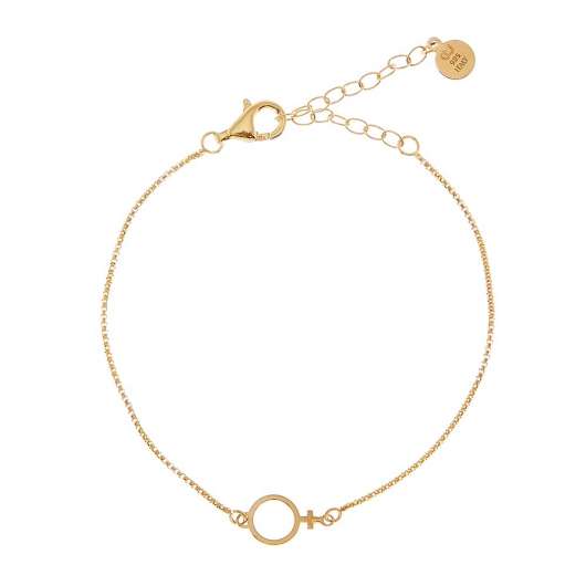 CU Jewellery Letters Venus Chain Brace Gold